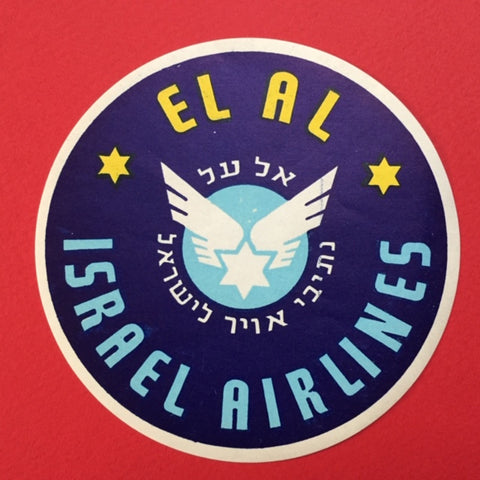 Luggage Label - El Al Israel Airlines