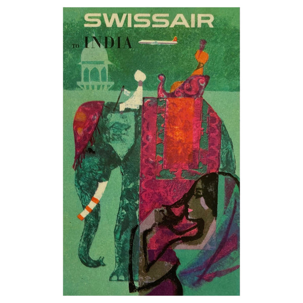 Luggage Label - Swissair India