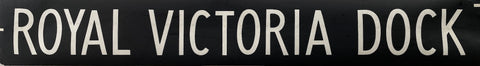 Royal Victoria Dock Bus Blind
