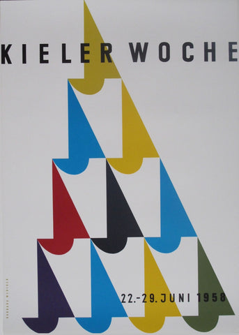 1958 Kieler Woche Poster