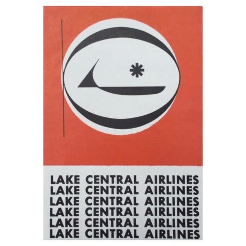 Luggage Label - Lake Central Airlines