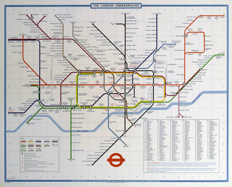 London Transport Underground Map