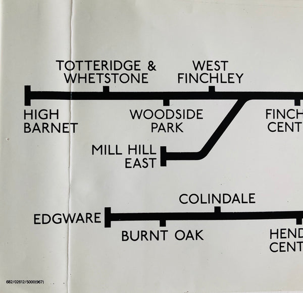 Northern Line Carriage Map