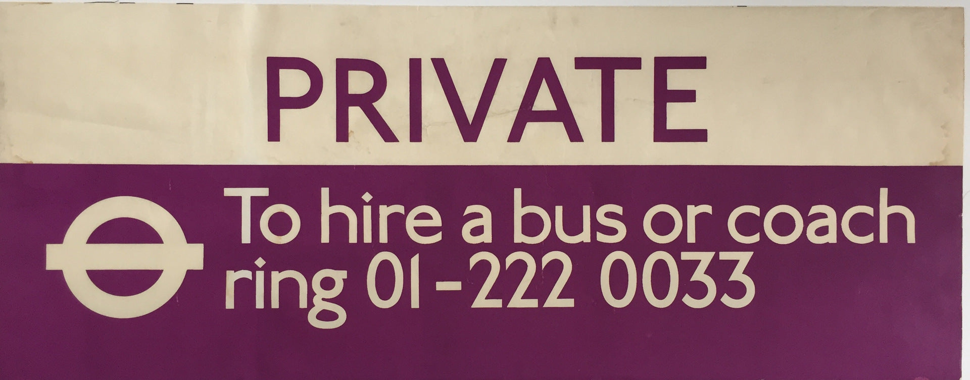 Private Bus Blind