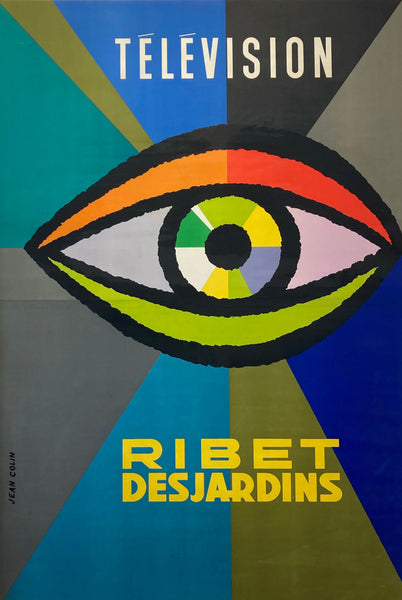 Advertising Poster - Ribet Desjardins Télévision