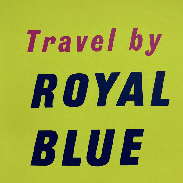 Coach Poster - Travel by Royal Blue