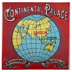 Luggage Label - Continental Palace, Saigon