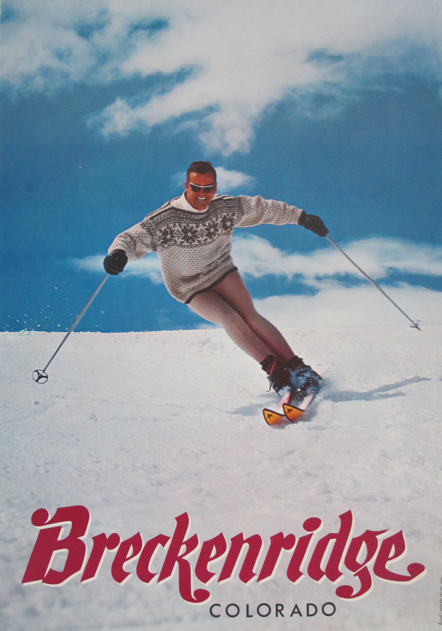 Ski Poster - Breckenridge USA