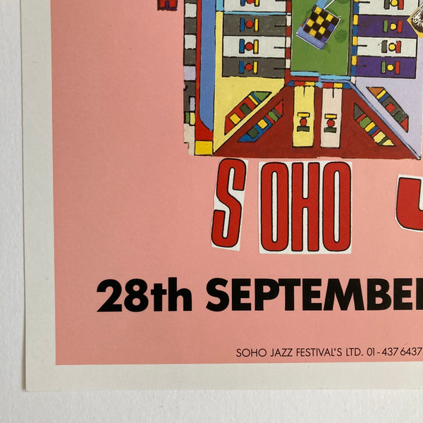 1989 Soho Jazz Poster