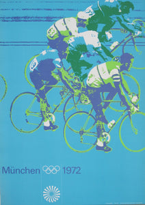 1972 Olympics Poster - Cycling