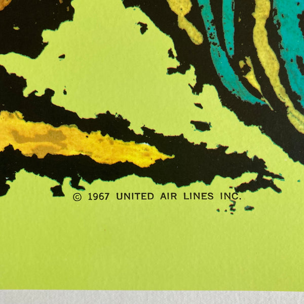 United Air Lines Poster - Hawaii